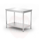 Keskmine laud riiuliga - poltidega, sügavus 600 mm, HENDI, Profi Line, 1000x600x(H)850mm