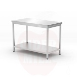 Keskmine laud riiuliga - poltidega, sügavus 600 mm, HENDI, Profi Line, 1200x600x(H)850mm