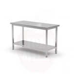 Keskmine laud riiuliga - poltidega, sügavus 600 mm, HENDI, Profi Line, 800x600x(H)850mm