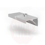 Seinale paigaldatav väljatõmbekollektor, nurga all, HENDI, Profi Line, LED-valgustusega, 1200x700x(H)450mm