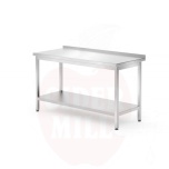 Hyllyllinen seinäpöytä - pulteilla, syvyys 700 mm, HENDI, Profi Line, 1400x700x850 mm, 1400x700x(K)850mm