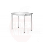 Keskmine laud - poltidega, sügavus 600 mm, HENDI, Kitchen Line, 800x600x(H)850mm