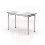 Keskmine laud - poltidega, sügavus 600 mm, HENDI, Kitchen Line, 1200x600x(H)850mm