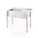 Yksialtainen pesupöytä, hitsattu, HENDI, Kitchen Line, 1000x600x(H)850mm