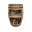 Ąžuolinė statinė Serviravimo stalas Barrel-Wet 70x96cm