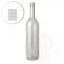 Klaaspudel 750ml/400g Bordeaux läbipaistev, 1631tk