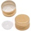Metalinis dangtelis 31,5x24mm auksinis su adapteriu, 100vnt