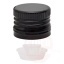Metallkork 31,5x24mm must adapteriga, 100tk