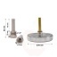 Termomeeter 0-120°C mahutile, 65mm, AISI304
