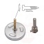 Termomeeter 0-120°C mahutile, 65mm, AISI304