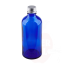 Apteek stiklinis butelis 100ml mėlynas