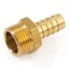 Žarnos jungtis 1/4"x6mm išorinis sriegis, žalvaris