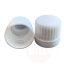 Plastikinis dangtelis 18mm, su baltu atidarymo žiedu