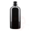 Apteek stiklinis buteliukas 100ml tamsus/violetinis 18mm kamšteliui