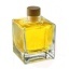 Stiklinis butelis Cube 200 ml skaidrus, 10vnt