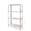Storage rack with 4 full shelves – bolted, HENDI, Kitchen Line, 1000x400x(H)1800mm