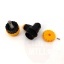 Jungtis su srauto reg. POK DuoTight 8mm ball-lock jungtimi, juoda + geltona