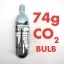 CO2 balloon 74g 5/8-18UNF keermega