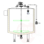 Insulated Blending Tank 500L, stainless steel