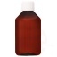 Plastikinis buteliukas PET 250ml, BU0529 rudas