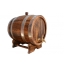 Barrel 10l dark with brass valve and black rims+medium roast