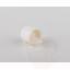 Dropper - PP cap in white with a security ring dia 18/410- dispenser drops of HDPE natural