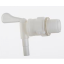 Tap PVC with back nut including 2 seals