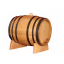 Oak barrel 100l alcohol/wine, with a base and a valve