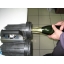 Manual bench cap smoother for sparkling wine bottles,