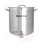 Stainless steel pot 70l, with valve