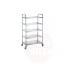 Serving trolley with 5 shelves 910x590x(H)1560