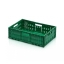 Marjalaatikko, laatikko 60x40x17 cm perfo taitettava, vihreä