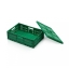 Marjalaatikko, laatikko 60x40x22 cm perfo taitettava, vihreä