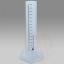 Graduated glass measuring cylinder 400 ml - plastic base