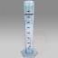 Graduated glass measuring cylinder 400 ml - plastic base