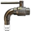 1 "stainless steel tap