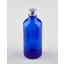 blue glass bottle 100ml FI18