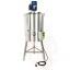 Calf's milk warmer 50 l+Cover with stirrer+Tripod for milk warmer+thermometer