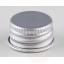 Metal cap 18mm GL18, silver