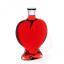 Glass bottle 500ml heart-1 transparent