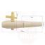 Valve for oak drum for 14-24mm hole