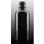Round glass bottle 50 ml, dark violet, fi 18 mm