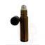 Klaaspudel Roll-on, 10 ml, pruun