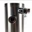 Quadruple beer tap tower - brushed stainless steel