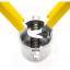 Semi-automatic sealing unit for 24mm metal cap safety ring