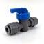 Duotight 8 mm (5/16”) push-in fitting with ball valve