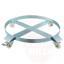 Barrel bottom with wheels D60,9xH16,5cm
