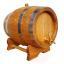 Oak Barrel 20L FRENCH OAK, stainless steel rims