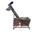 Stainless steel screw elevator with washing hopper and shredder